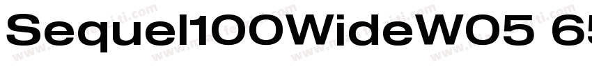 Sequel100WideW05 65 Regular字体转换